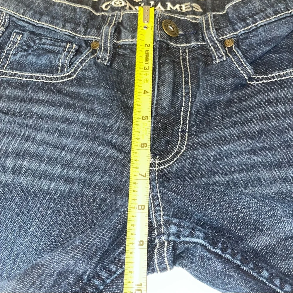 Cody James Boys Dark Wash Bootcut Denim Jeans Size 14 Western Contrast Stitch